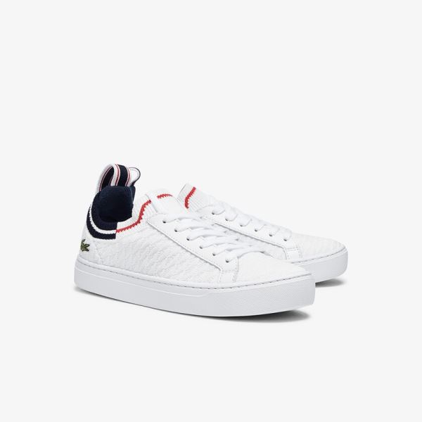 Lacoste La Piquée Textile Sneakers Dámské - Tenisky Bílé / Béžový | CZ-IApcOd